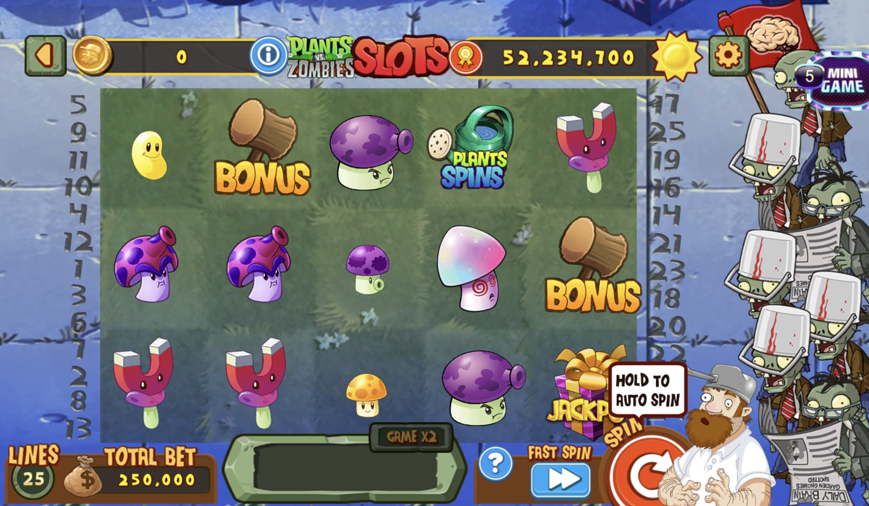 Plants Vs Zombies Slots