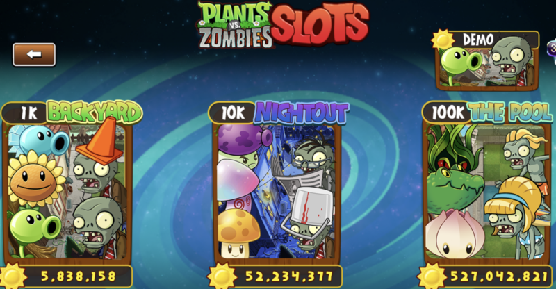 Game Plants Vs Zombies Slots