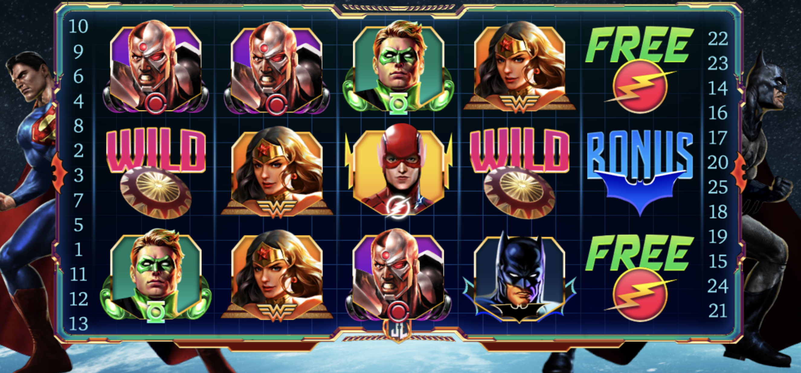 Game Justice League Slots