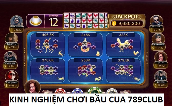 Kinh Nghiem Choi Bau Cua 789club